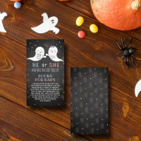 Little Spirit Halloween Ghosts Gender Reveal Party
