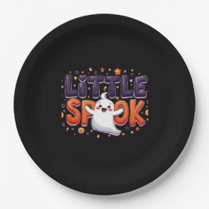 Little Spook Cute Halloween Creative Style Paper Plate