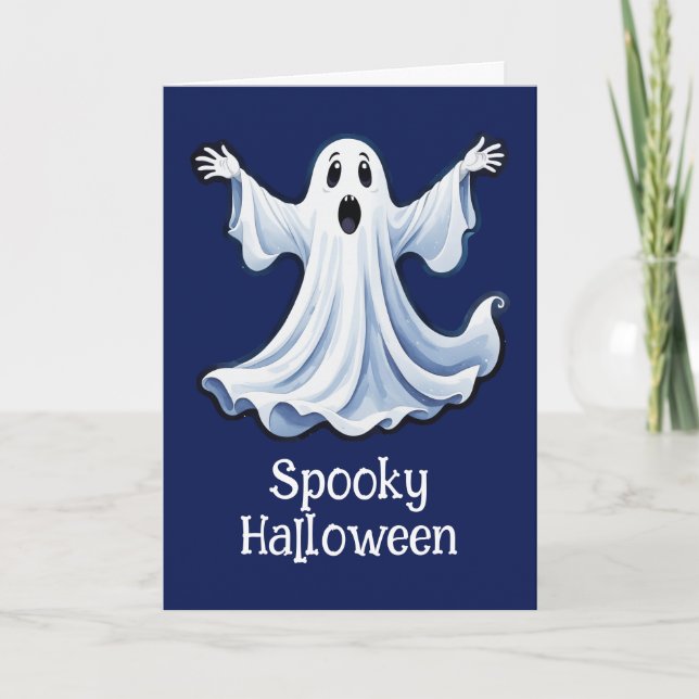 Little Spooky Ghost - Halloween 11 - Fan Fun Card (Front)