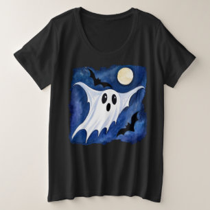Little Spooky Ghost - Halloween 7 - Fan Fun Plus Size T-Shirt