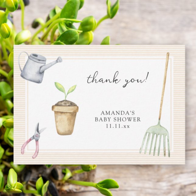 Little sprout baby shower thank you (Creator Uploaded)