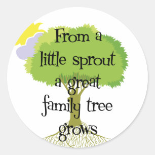 Little Sprout Classic Round Sticker