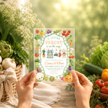 Little Sprout Farmers Market Boy Baby Shower