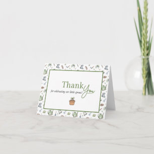 Little Sprout Folded Thank You Card