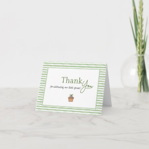 Little Sprout Folded Thank You Card