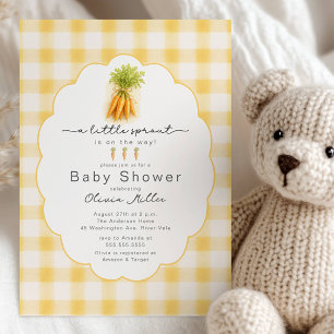 Little Sprout Garden Baby Shower Invitation