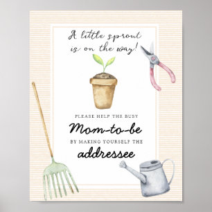 Little Sprout - Help the Busy Mum-to-Be Poster