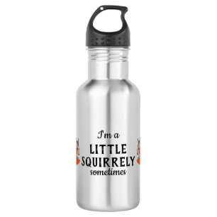 Little Squirrely Sometimes Woodland Squirrel 532 Ml Water Bottle