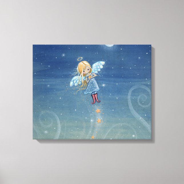 Little Star Angel Canvas Print (Front)