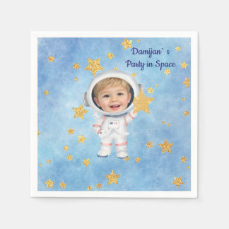 Little Star Astronaut Party Napkin
