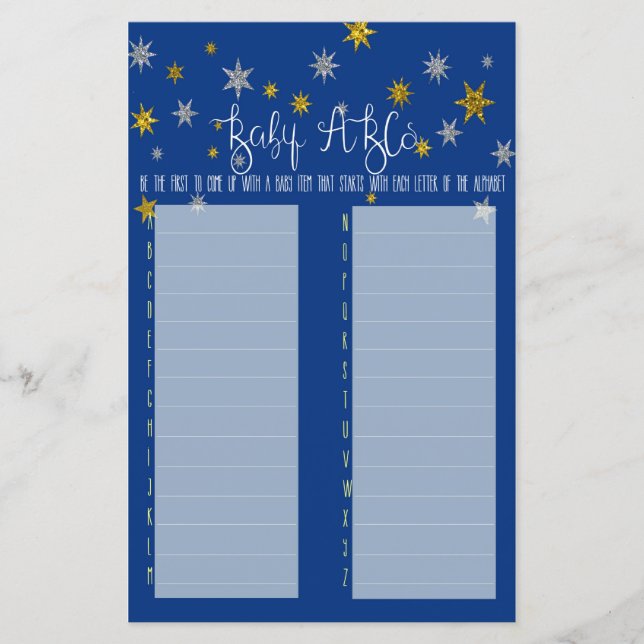 Little Star Baby ABCs Game (Front)