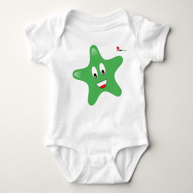  Little Star Baby Bodysuit (Front)