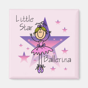 Little Star Ballerina - Blonde Hair Magnet