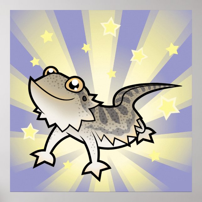 Little Star Bearded Dragon / Rankins Dragon Poster (Front)