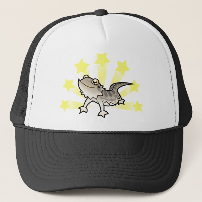 Little Star Bearded Dragon / Rankins Dragon Trucker Hat (Front)