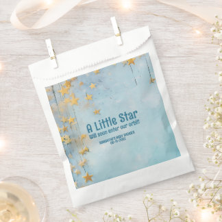 Little Star blue baby shower Favour Bags