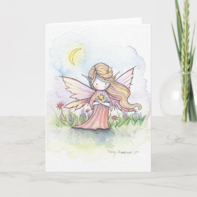 Little Star Fairy Greeting Card (Front)