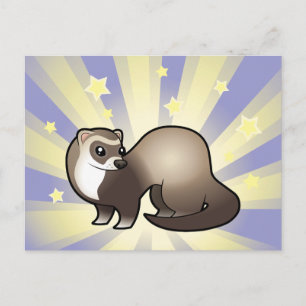 Little Star Ferret Postcard