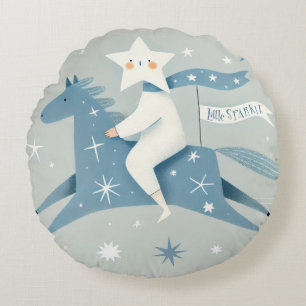 Little Star Nursery Baby  Round Cushion