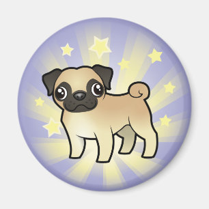 Little Star Pug Magnet