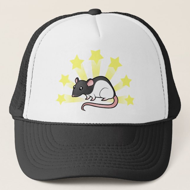 Little Star Rat Trucker Hat (Front)