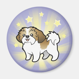 Little Star Shih Tzu (puppy cut) Magnet