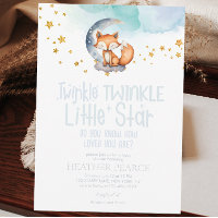 Little Star Woodland Fox Baby Shower