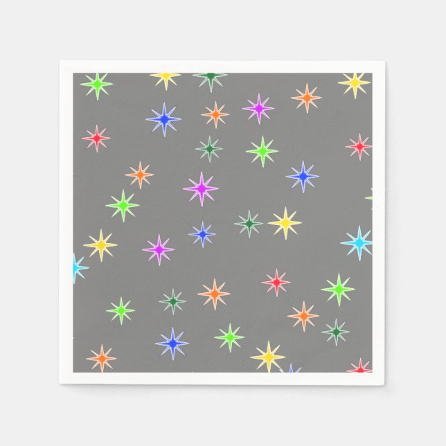 Little Stars, Big Smiles Party Napkins (Front)