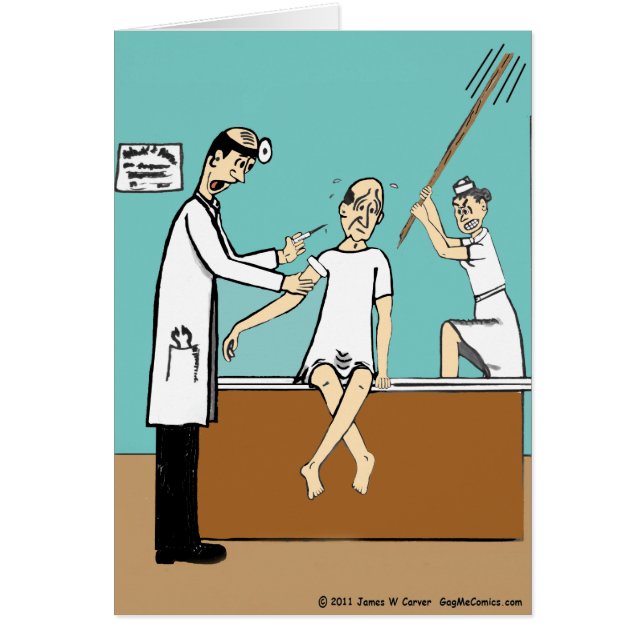 "Little Stick" Greeting Card (Front)