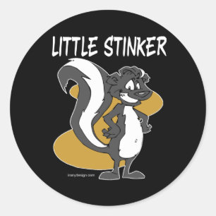 Little Stinker Classic Round Sticker