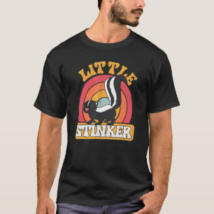 Little Stinker Skunk Pet Retro Vintage Skunk T-Shirt