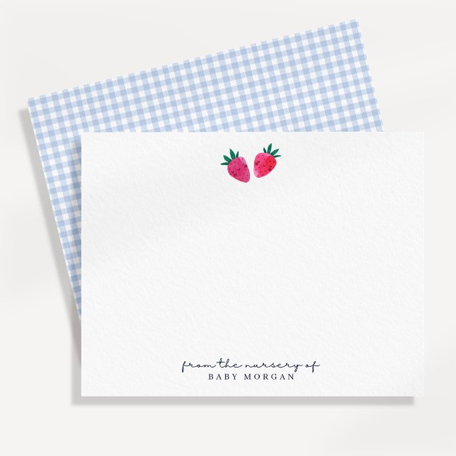Little Strawberry Nursery Note Card (Creator Uploaded)