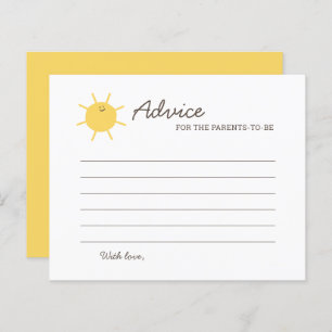 Little Sunshine Baby Advice For The Parents To Be