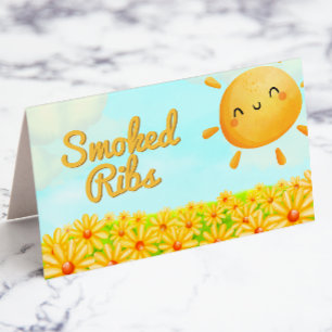 Little Sunshine - Baby Shower Food Label