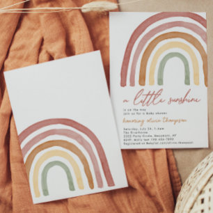 Little Sunshine Baby Shower Invitation