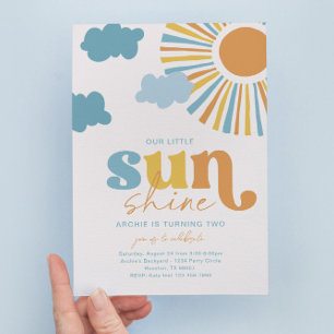 Little Sunshine Birthday Invitation