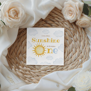 Little Sunshine Birthday Napkins