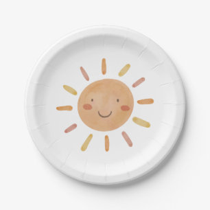 Little Sunshine Birthday Paper Plate