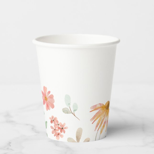 Little Sunshine Birthday Theme Paper Cups (Front)