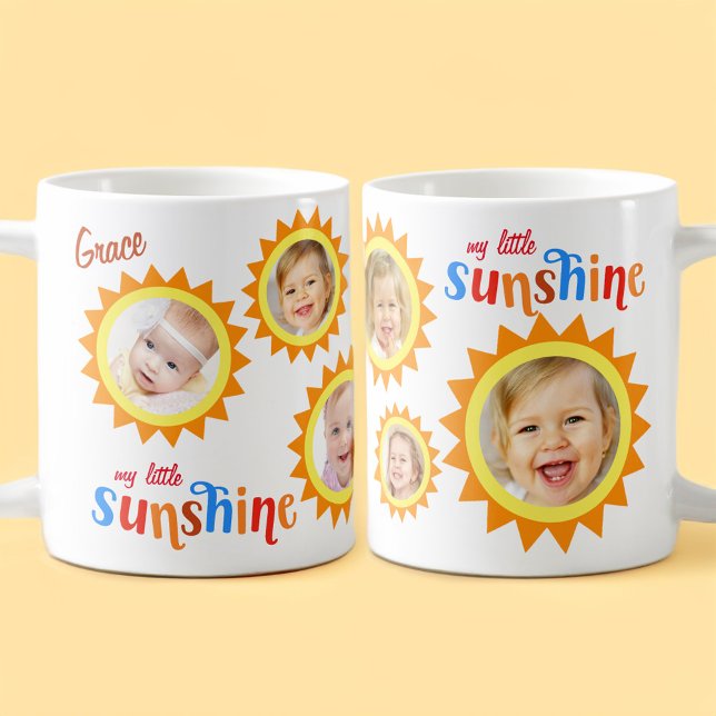 Little Sunshine Milestone Baby Photo Coffee Mug (Little Sunshine Milestone Baby Photo Coffee Mug)