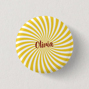Little Sunshine Personalised Button – Cute, Custom