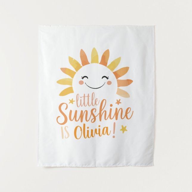 Little Sunshine Personalised Tapestry  (Front)