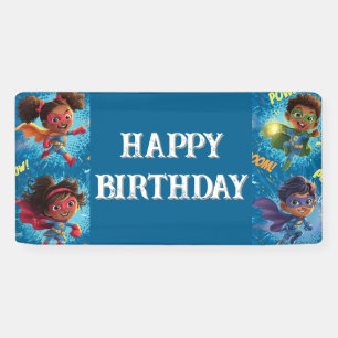 Little Superheroes Party Banner