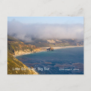 Little Sur River, Big Sur, California Postcard