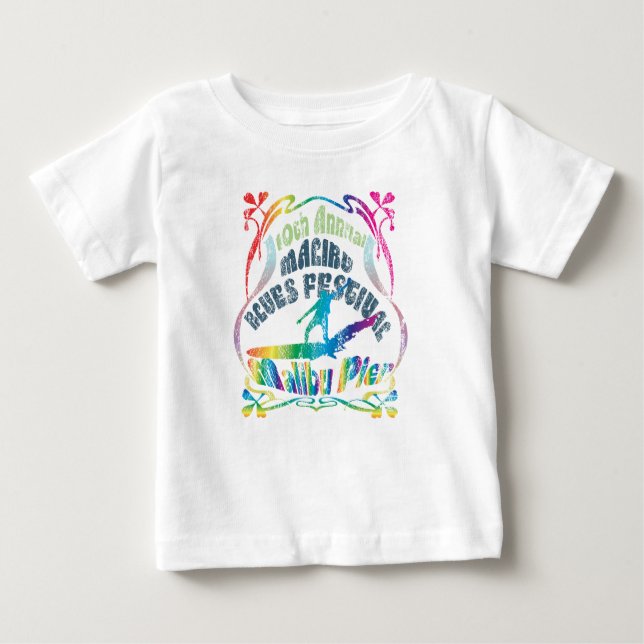 Little Surfer Baby T-Shirt (Front)