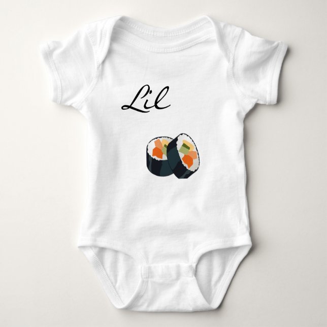 Little Sushi Baby Bodysuit (Front)