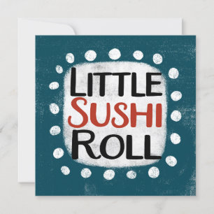 Little Sushi Roll Greeting Card
