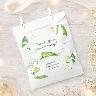 Little Sweet Pea Baby Shower Thank You Favour Bags