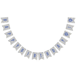 Little Sweet Pea Floral Happy Birthday Bunting