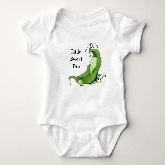 Little Sweet Pea Infant's T-Shirt Baby Bodysuit (Front)